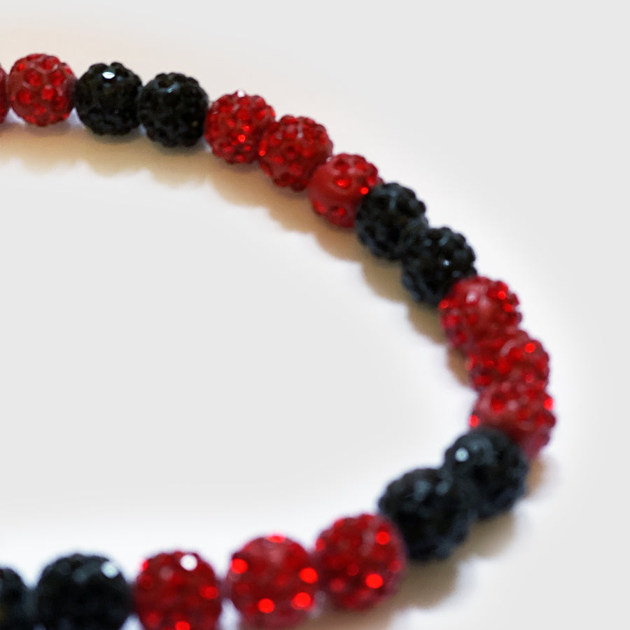 Alpha Drip - Red & Black Team Spirit Necklace