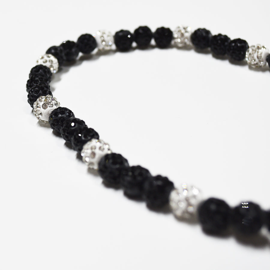 Shadow Drip – Black & White Team Spirit Necklace