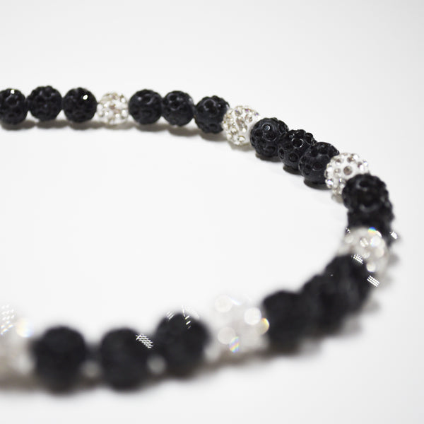 Shadow Drip – Black & White Team Spirit Necklace