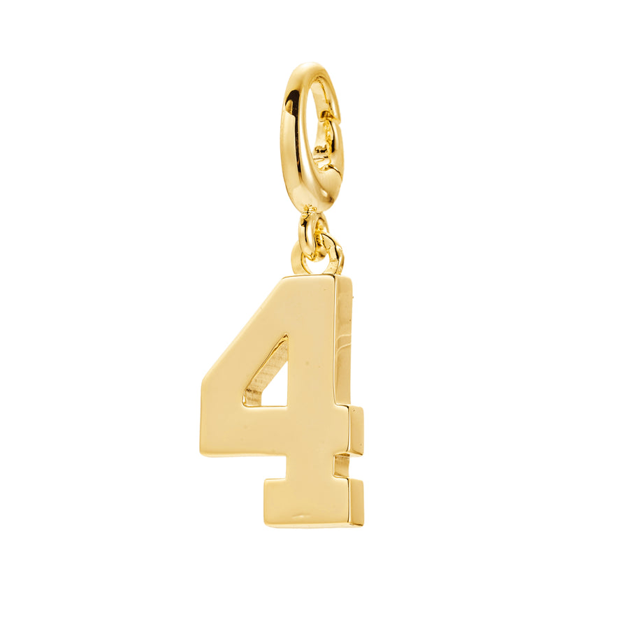 Drip Digits - Gold Number Pendant (Multiple Numbers Available)