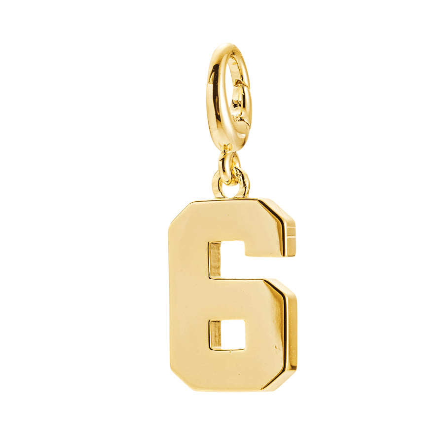 Drip Digits - Gold Number Pendant (Multiple Numbers Available)