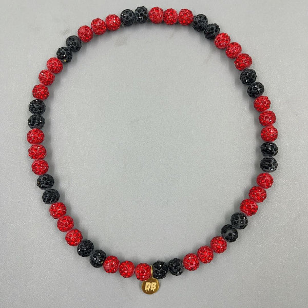 Alpha Drip - Red & Black Team Spirit Necklace