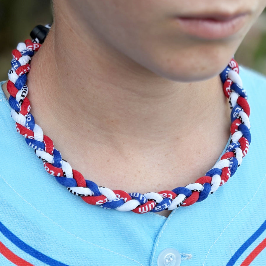 Liberty Rope Sports Necklace | Red, White & Blue