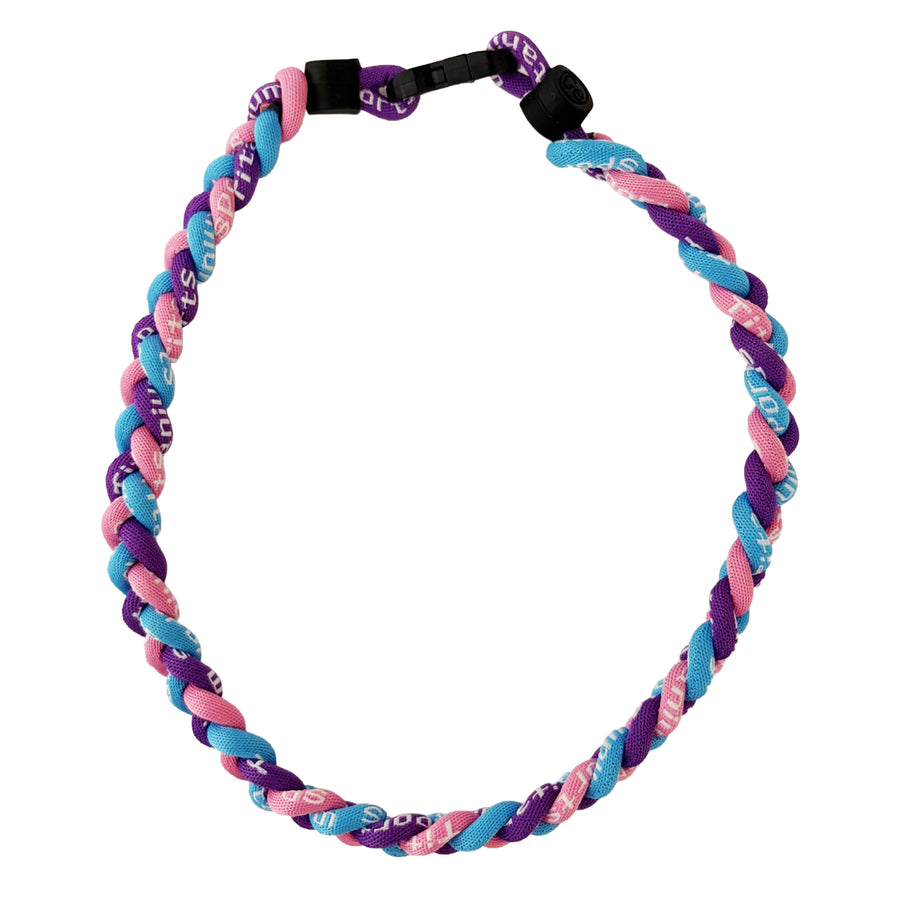 Nova Rope Sports Necklace | Pink, Purple & Light Blue