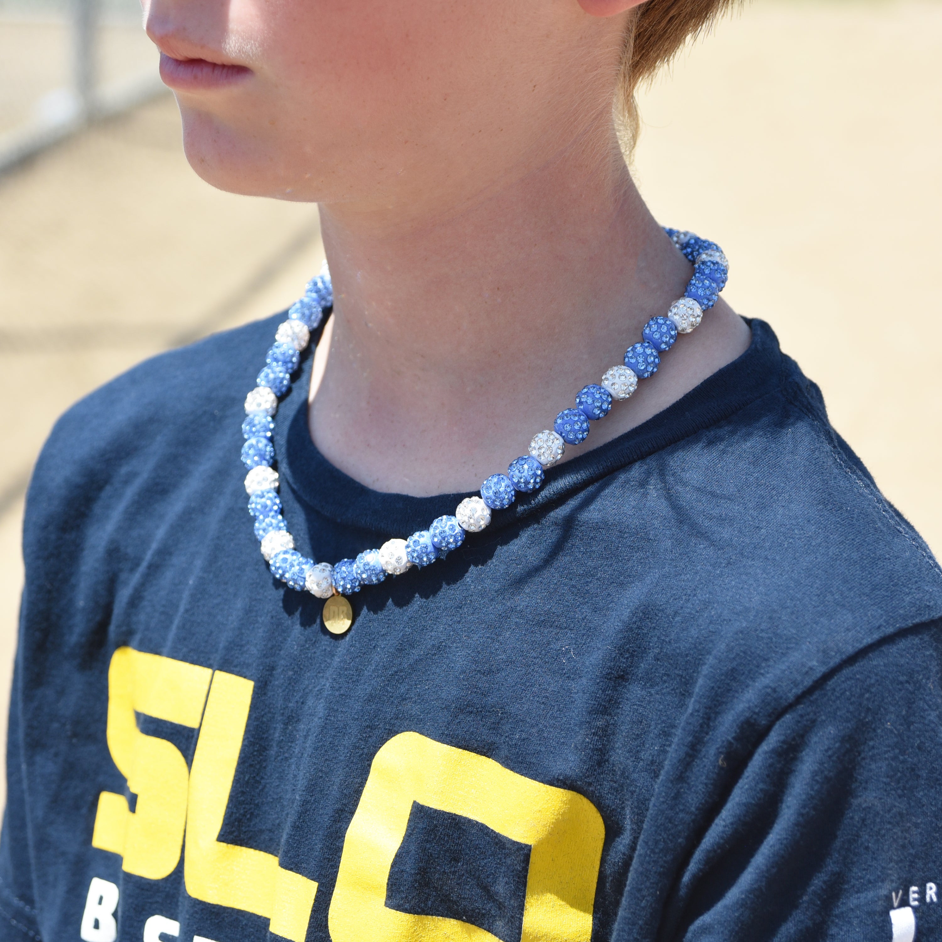 Patriotic Drip Necklace – Red, White & Blue Sports & Team Spirit