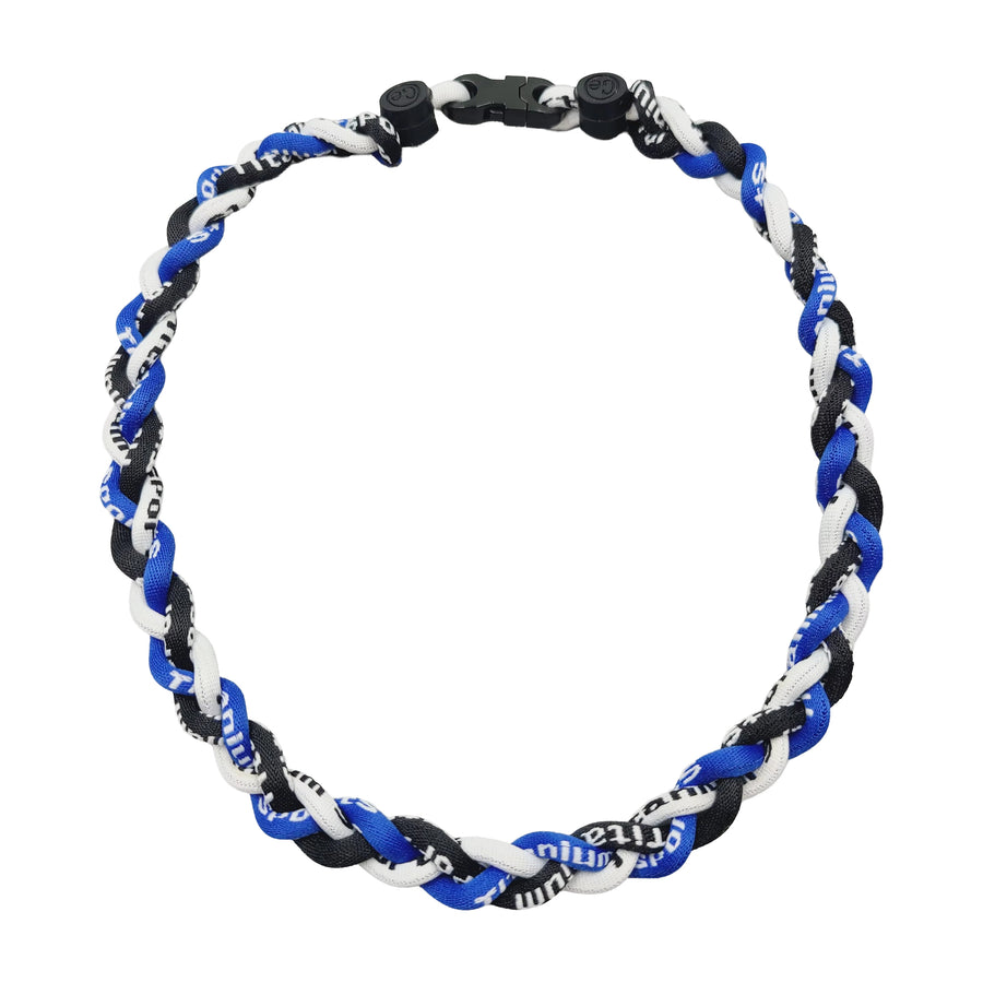 Surge Rope Sports Necklace | Blue, Black & White