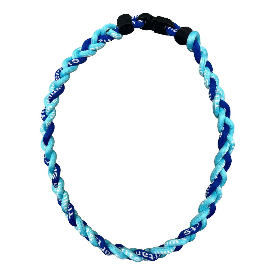 Striker Rope Sports Necklace | Light Blue & Dark Blue